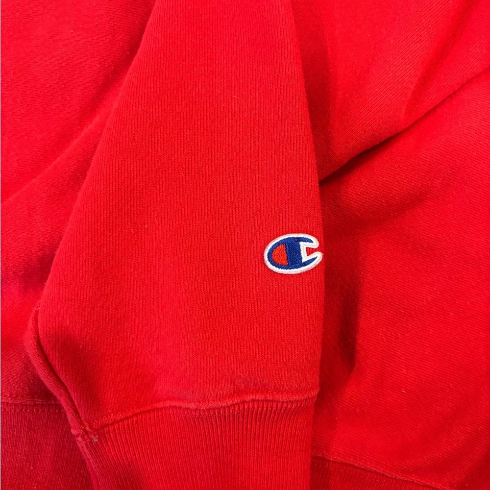 Champion Red Reverse Weave Pullover - image 2